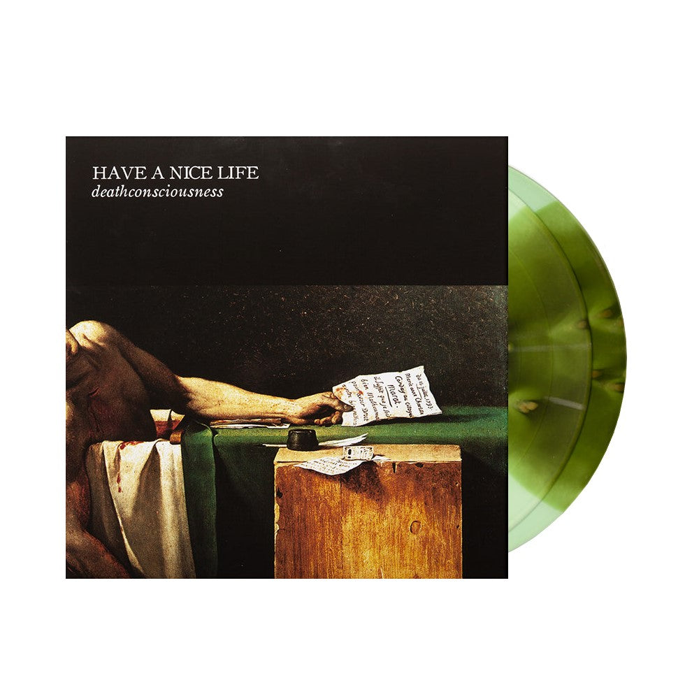 Have A Nice Life - Deathconsciousness Exclusive Coke Clear/Olive Butterfly with Gold Splatter Color Vinyl 2x LP Limited Edition #500 Copies