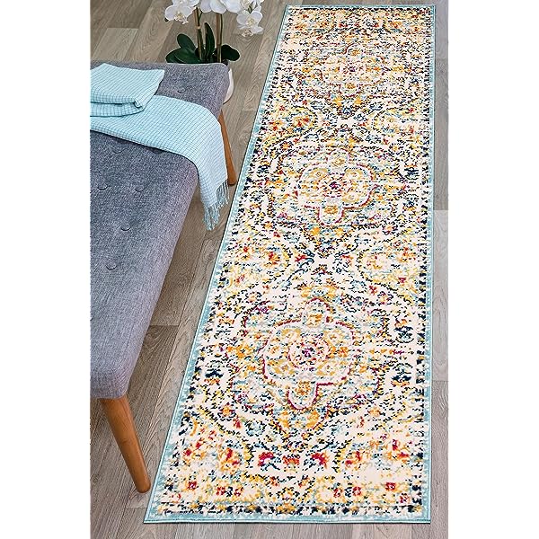 Rugshop Vintage Distressed Bohemian Area 5' x 7' Multi 5' x 7' Multi Color