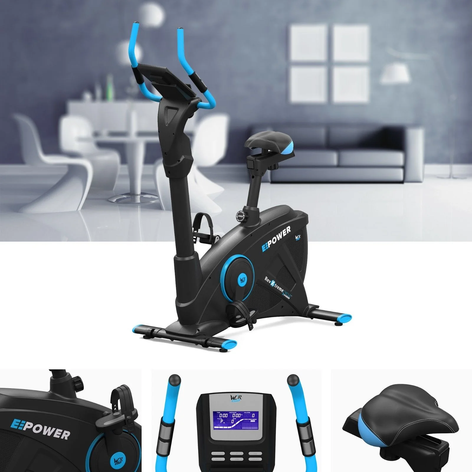 RevXtreme E-Power Cardio Magnetic Exercise Bike