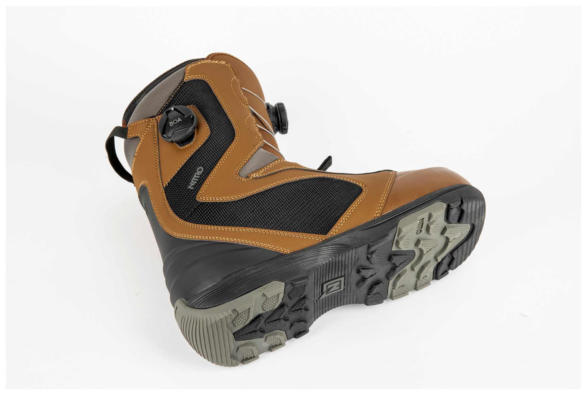 Nitro Club BOA Snowboard Boots - Brown/Black - 2023