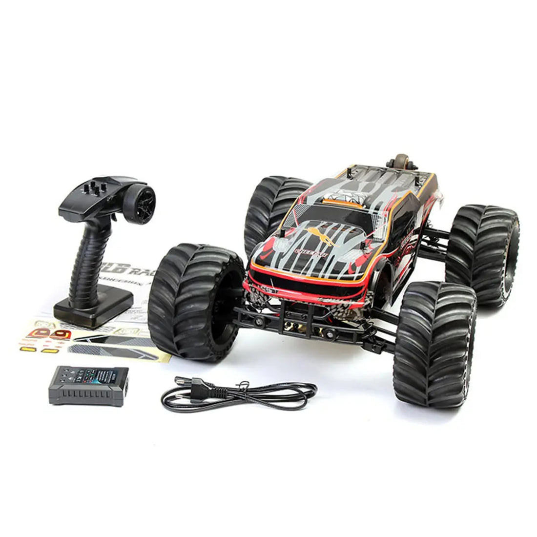 JLB Racing 11101 1/10 4WD 2.4G Off-road Splashproof Flip Brushless Monster RC Car Remote Control Truck - RTR