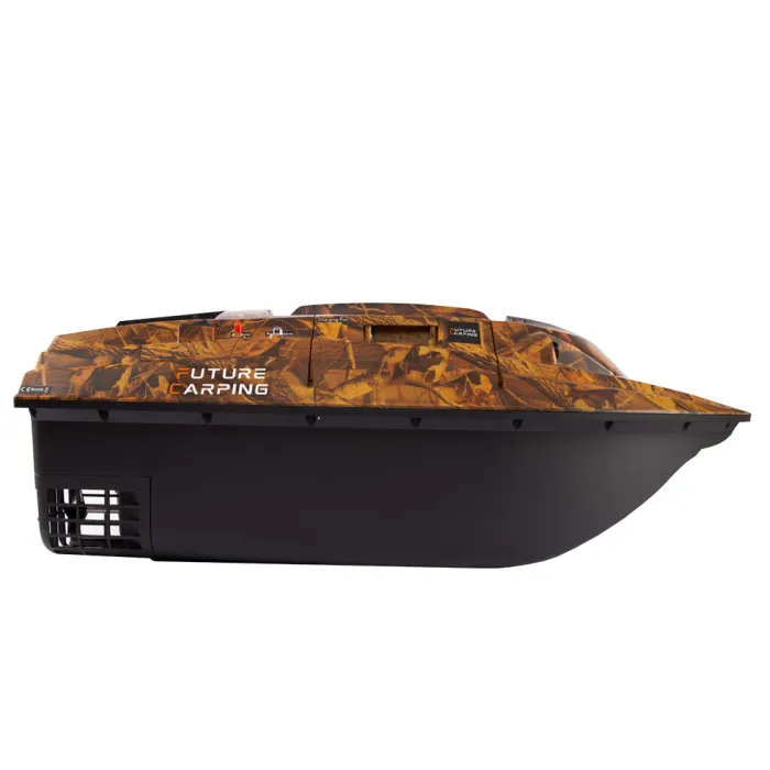 Future Carping V80 Camo Fishing Bait Boat with GPS & Fish Finder
