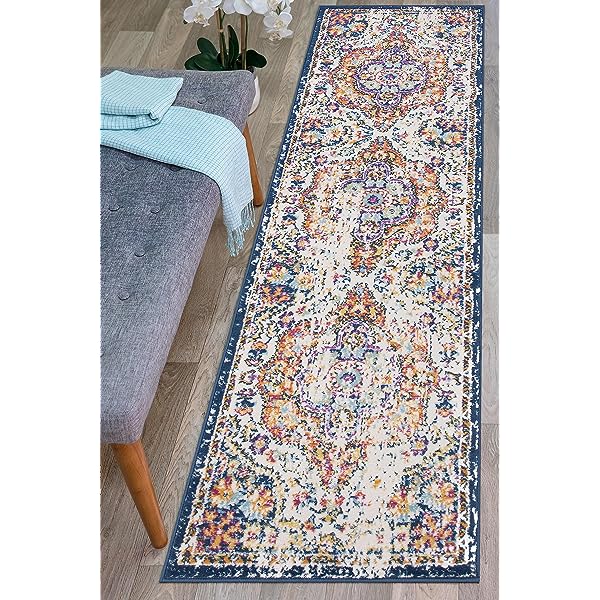 Rugshop Vintage Distressed Bohemian Area 5' x 7' Multi 5' x 7' Multi Color