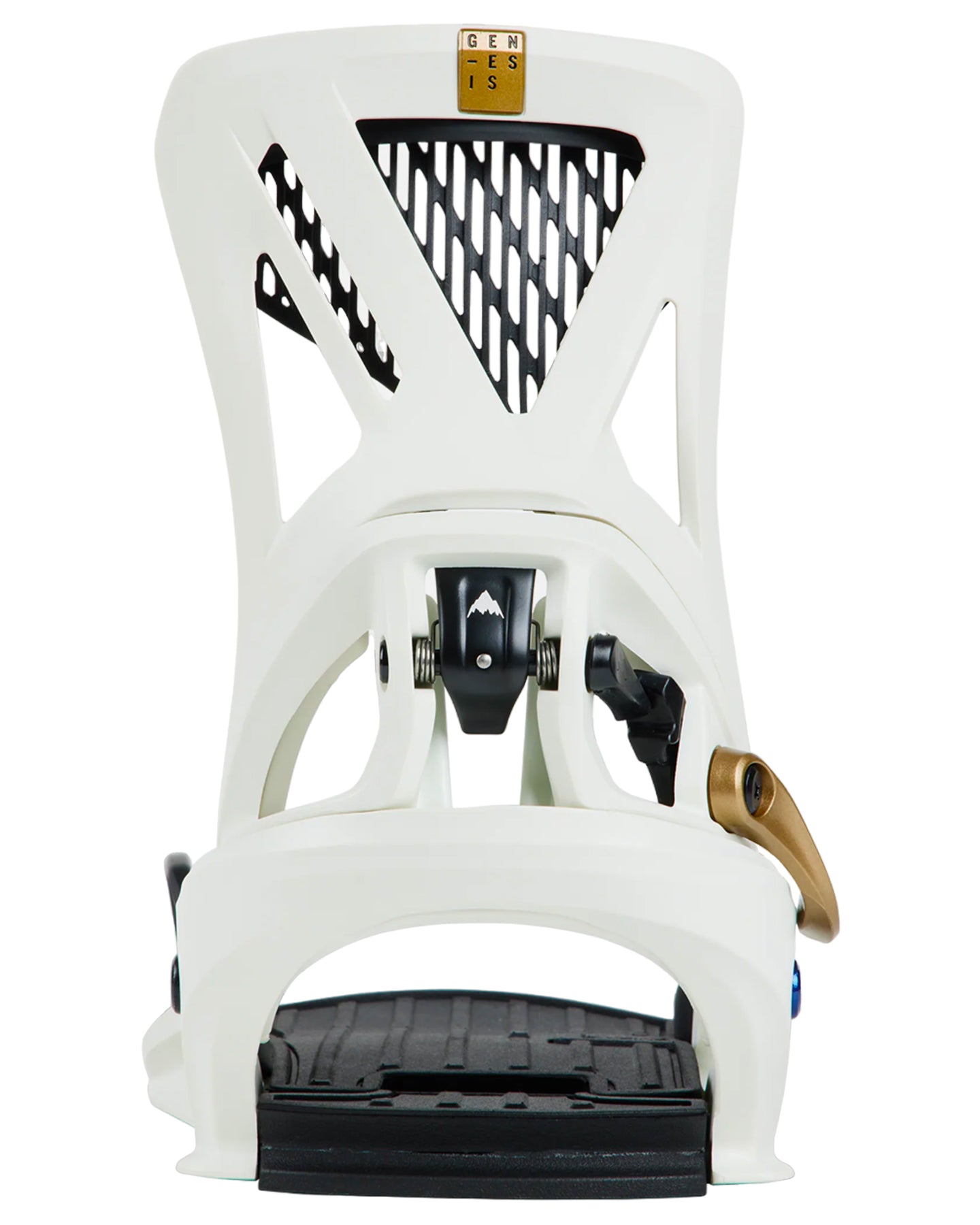Burton Men's Step On® Genesis Re:Flex Snowboard Bindings - White / Gold - 2024
