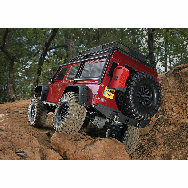 Traxxas TRX-4 Land Rover Defender RC 4x4 Rock Crawler RTR w/3S LiPo COMBO
