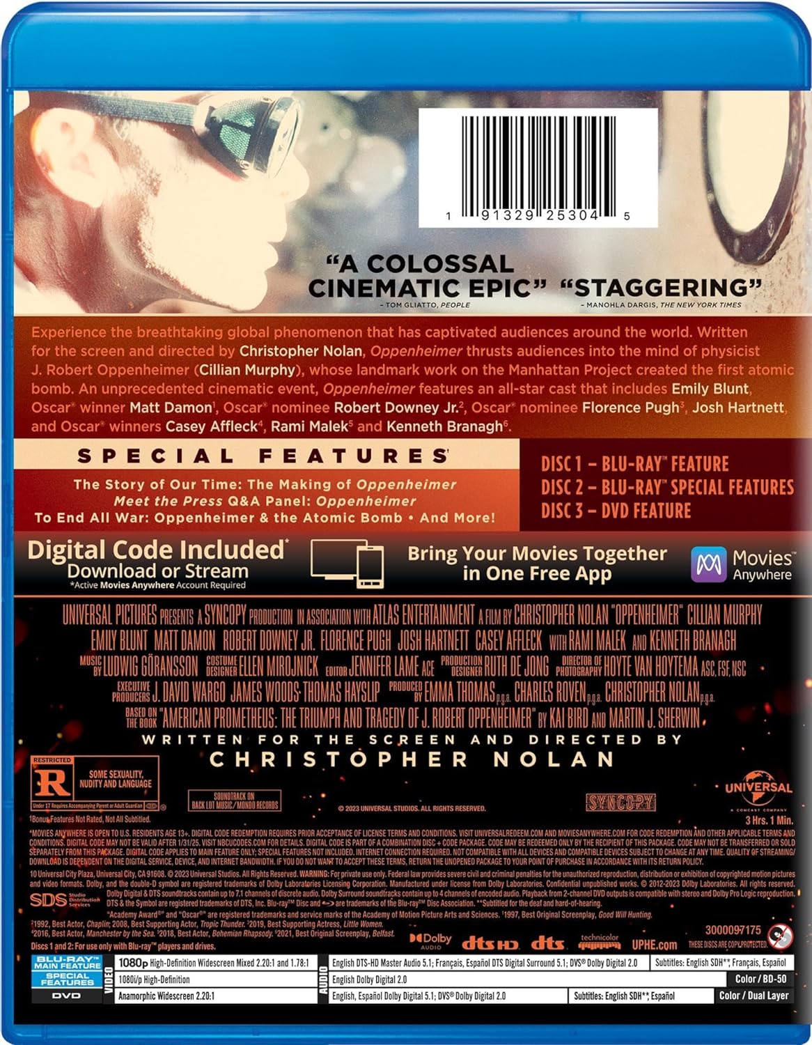 Oppenheimer - Blu-ray + DVD + Digital