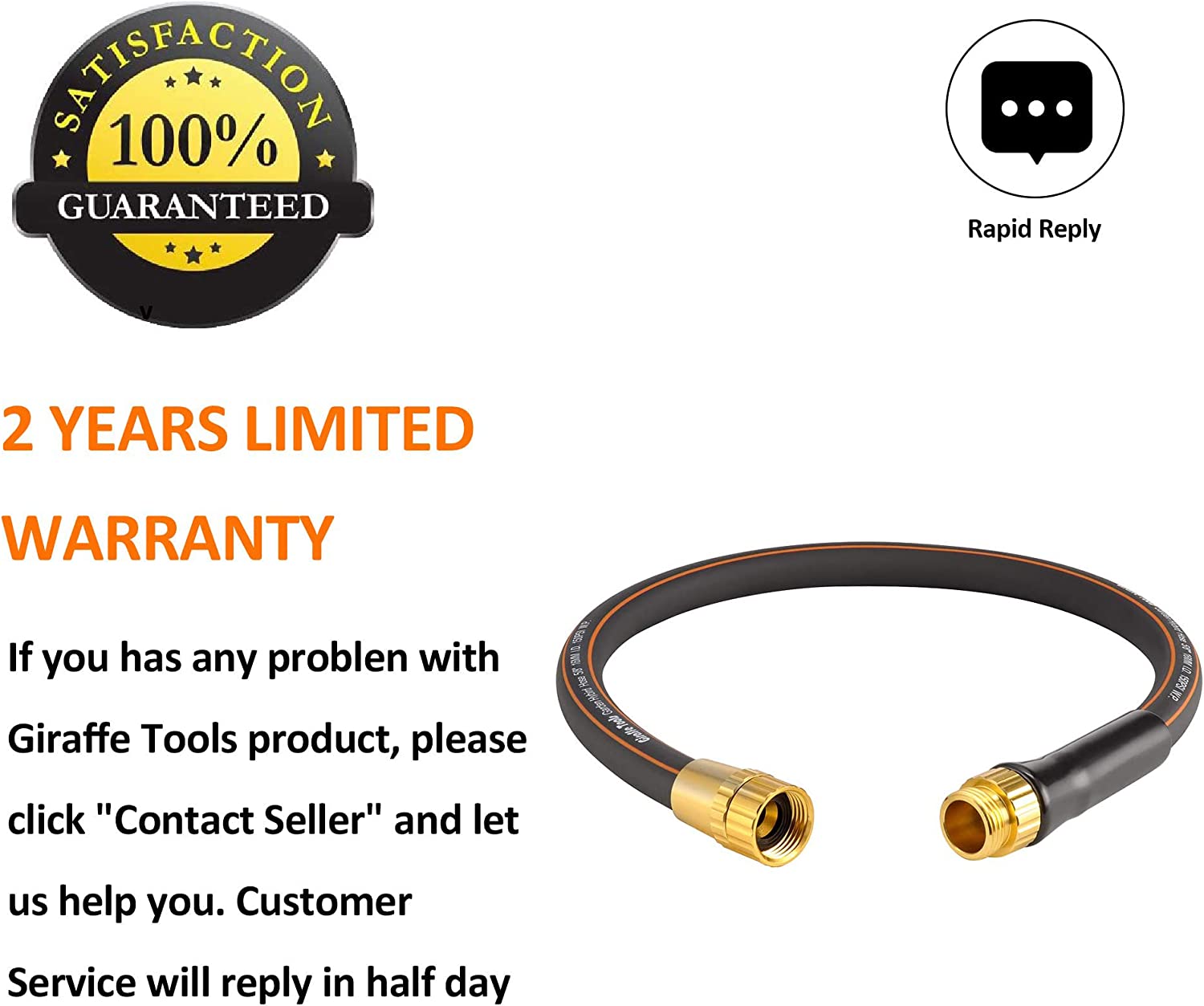 Garden Hose 100ft x 5/8