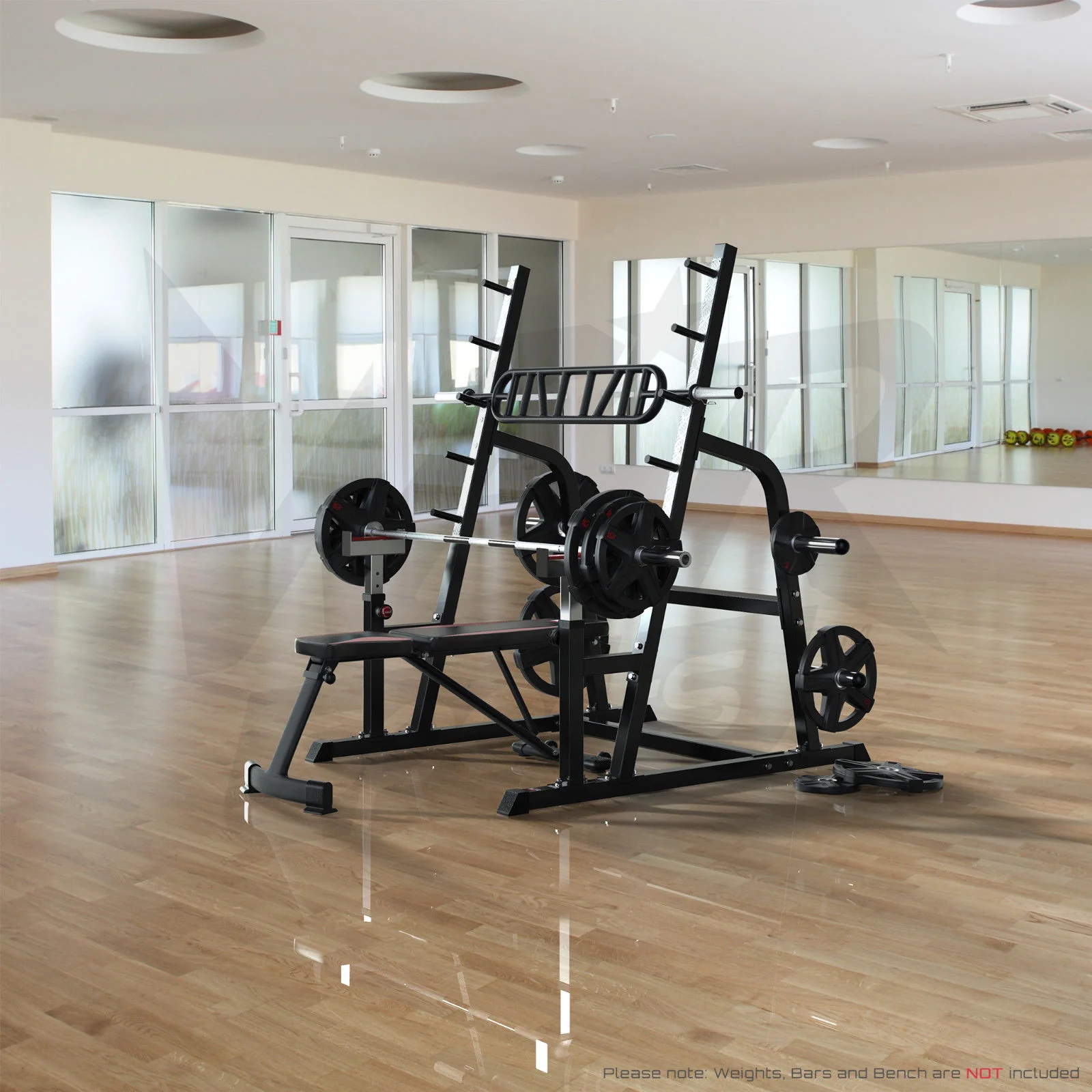 RackXPower Adjustable Weight Lifting Squat Rack