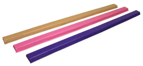8FT Suede Folding Balance Beam Foam Gymnastics Balance Beam Home Gym Training