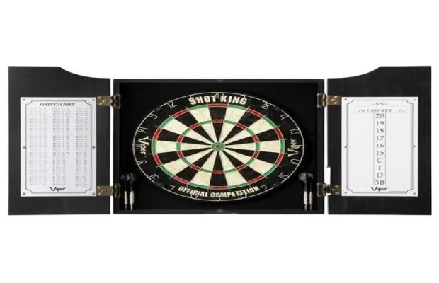 Viper Hudson Dartboard Cabinet Black