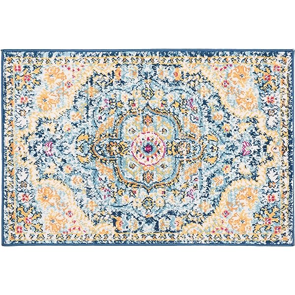 Rugshop Vintage Distressed Bohemian Area 5' x 7' Multi 5' x 7' Multi Color