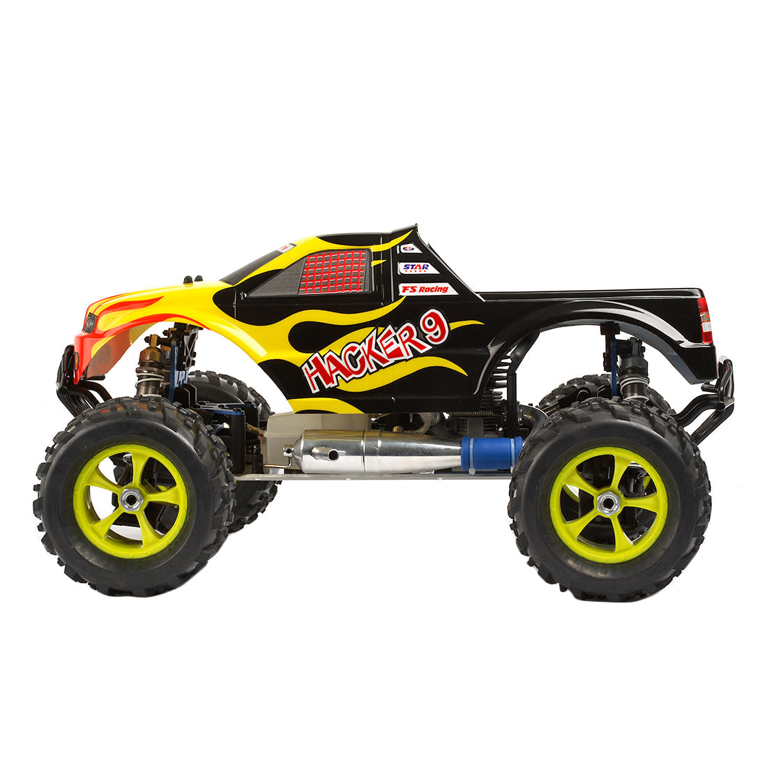 FS Racing 31803  RC Car 1:18 2.4G Wireless 4WD Nitro Vehicle RC Monster Truck Model - RTR