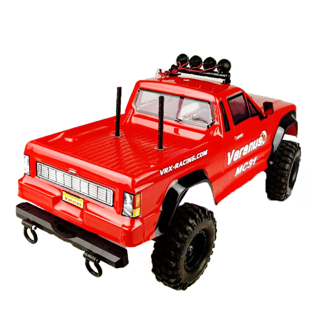 VRX RH1053 1/10 Scale 4WD Two Speed Brushed RTR Off-road Crawler 2.4GHz RC Car with Light Winch, 60A ESC, 550 Motor - R0280 Orange