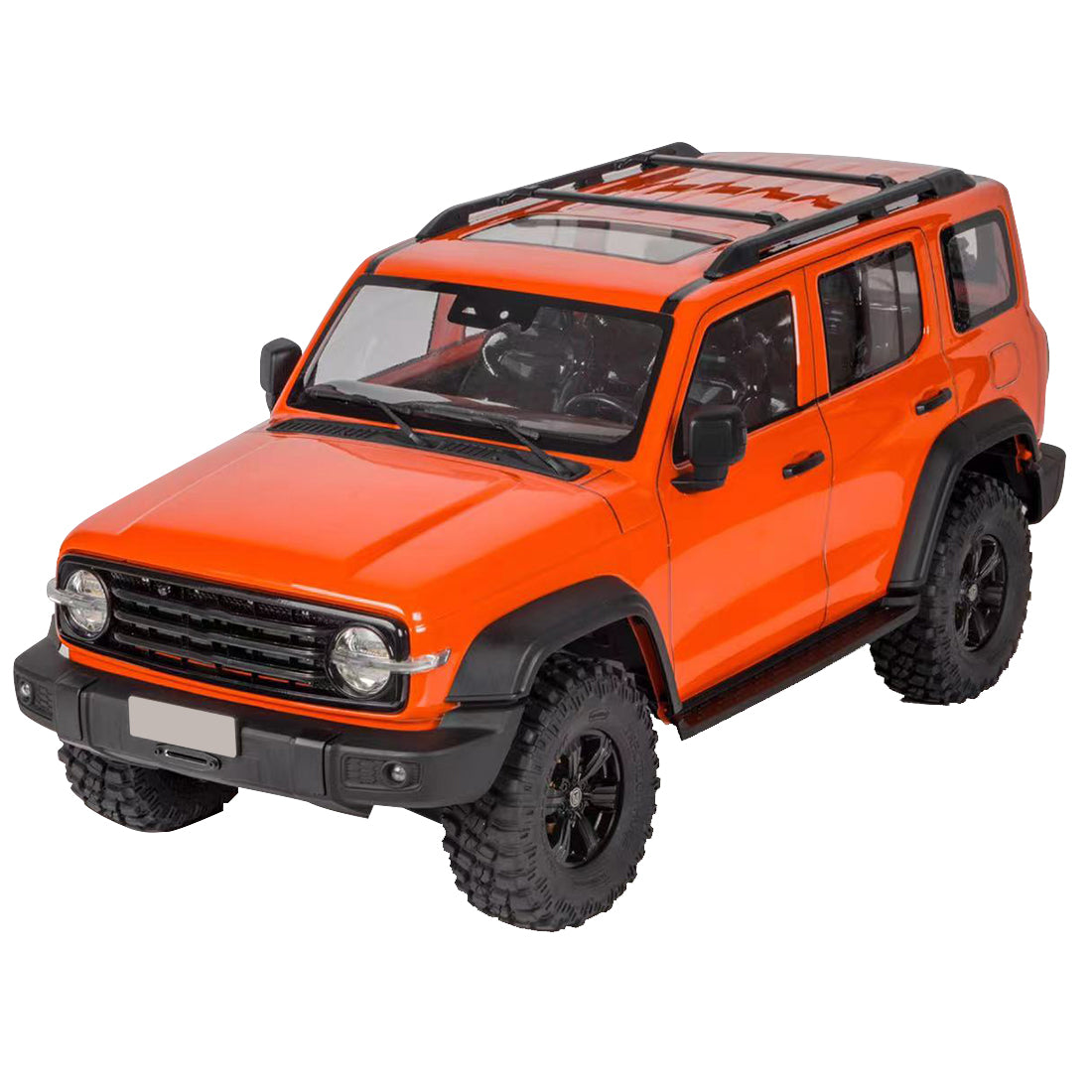 TRACTION HOBBY 1/8 TANK 300 RC Car Timesharing Four-Wheel Drive Two-gear Two-speed Electric RC Simulated Off-road Crawler Model Car RTR