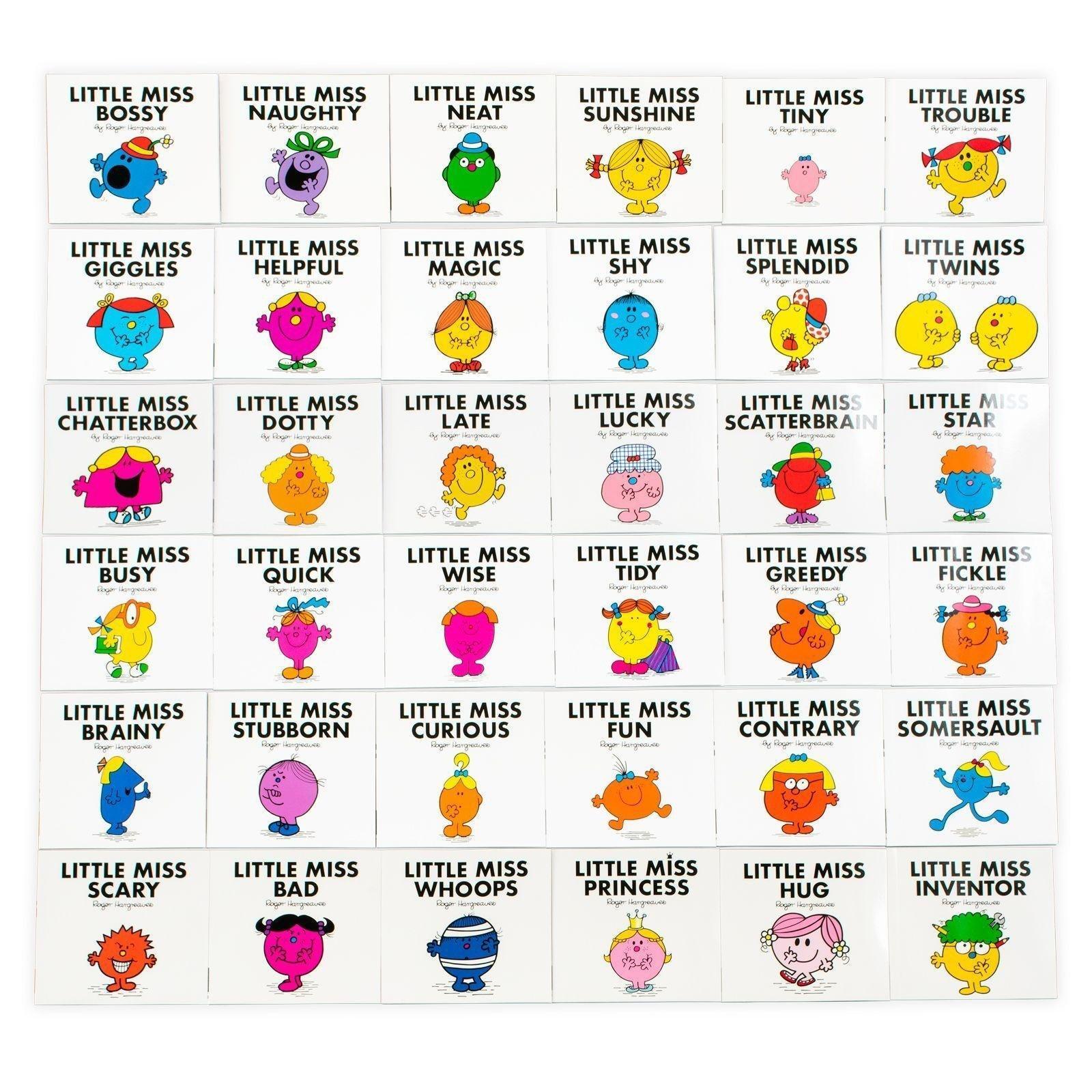 Little Miss 36 Books My Complete Collection Box Set By Roger Hargreaves - Ages 5-7 - Paperback