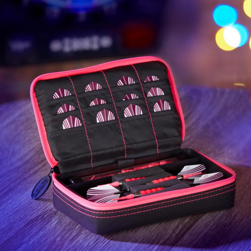 Casemaster Plazma Dart Case Black with Pink Trim