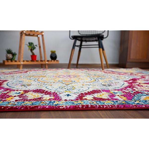 Rugshop Vintage Distressed Bohemian Area 5' x 7' Multi 5' x 7' Multi Color