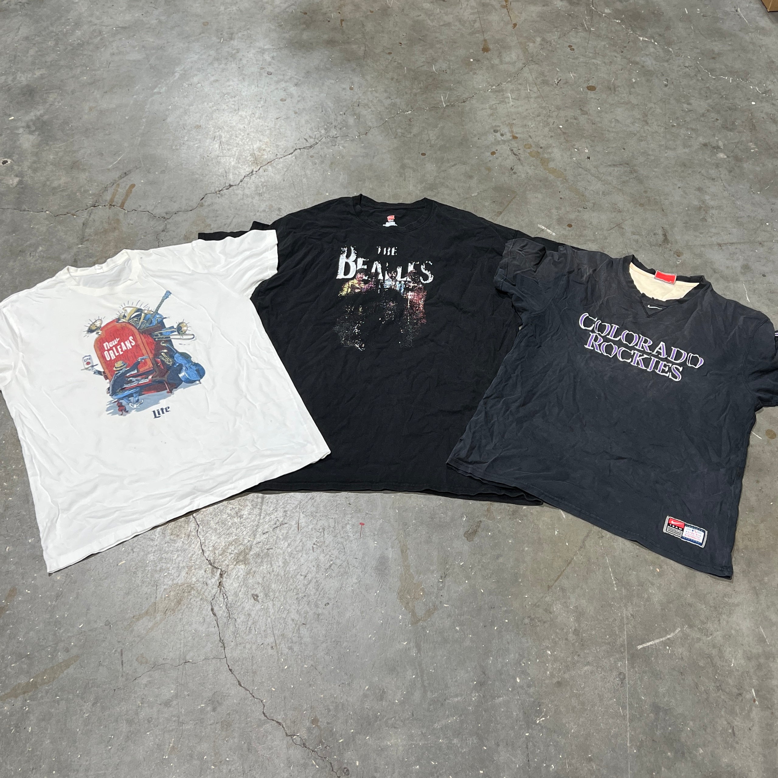 100lb B Grade Mixed T-Shirts Bale