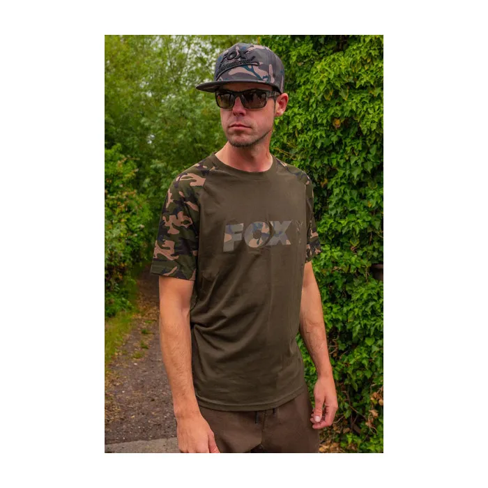 Fox Camo/Khaki Print Fishing T-Shirt