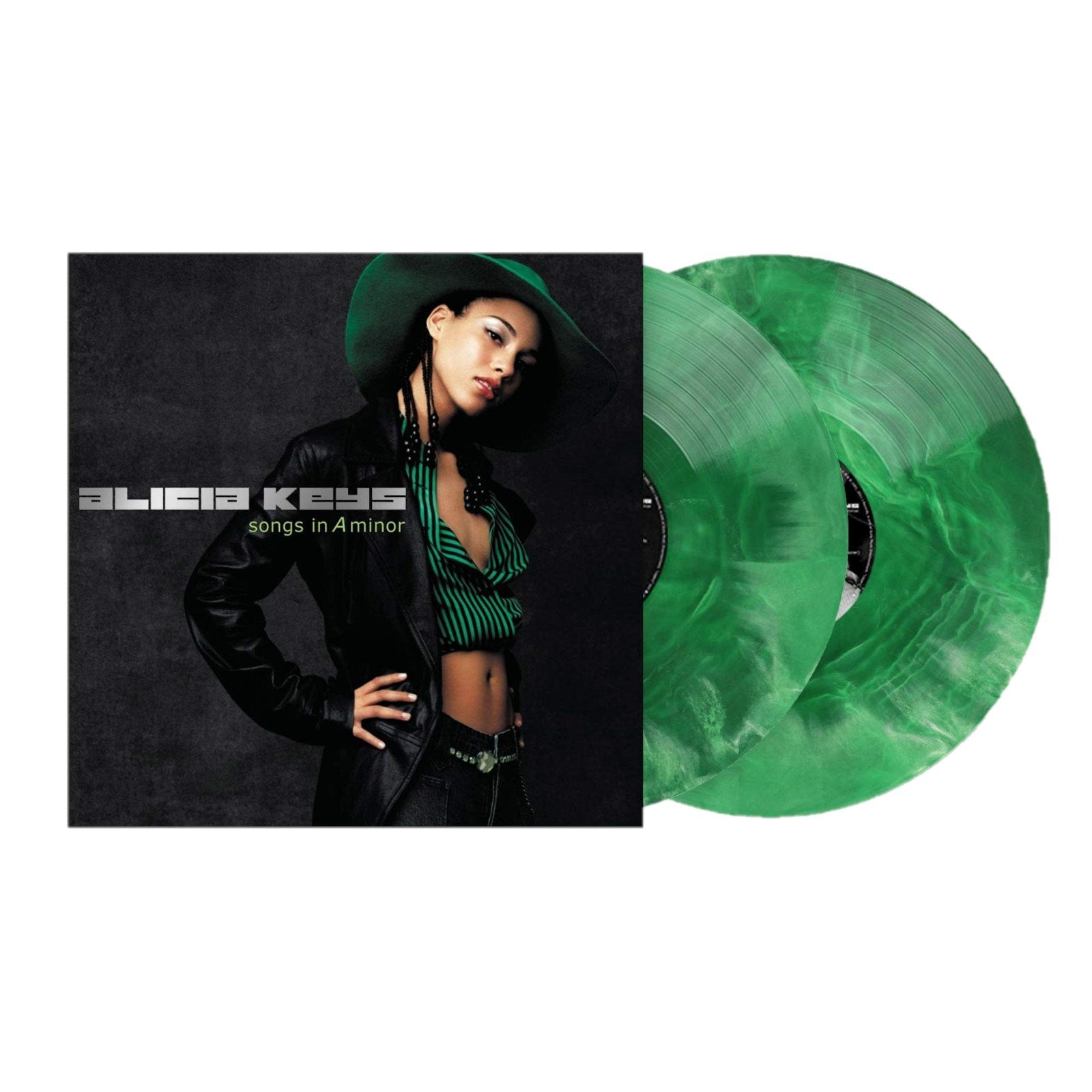 Alicia Keys - Songs In A Minor 20th Anniversary Exclusive Club Edition Green Galaxy Vinyl 2Lp Record