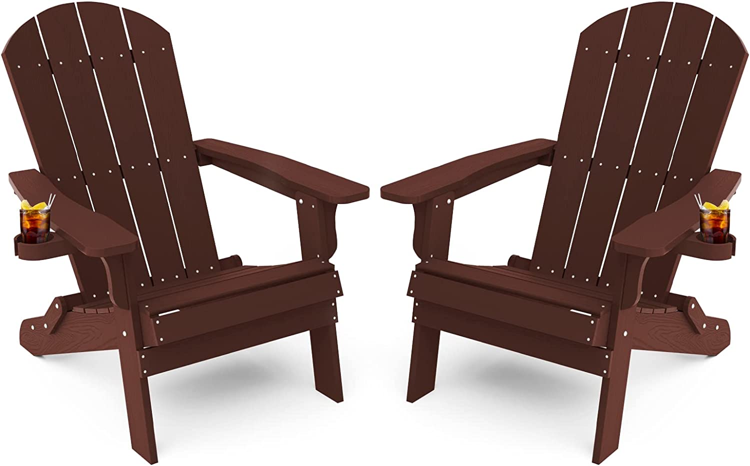 Adirondack Chair ,Patio Chairs 5 Steps Easy Installation,Widely Used in Outdoor, Fire Pit, Deck, Outside, Garden, Campfire Chairs