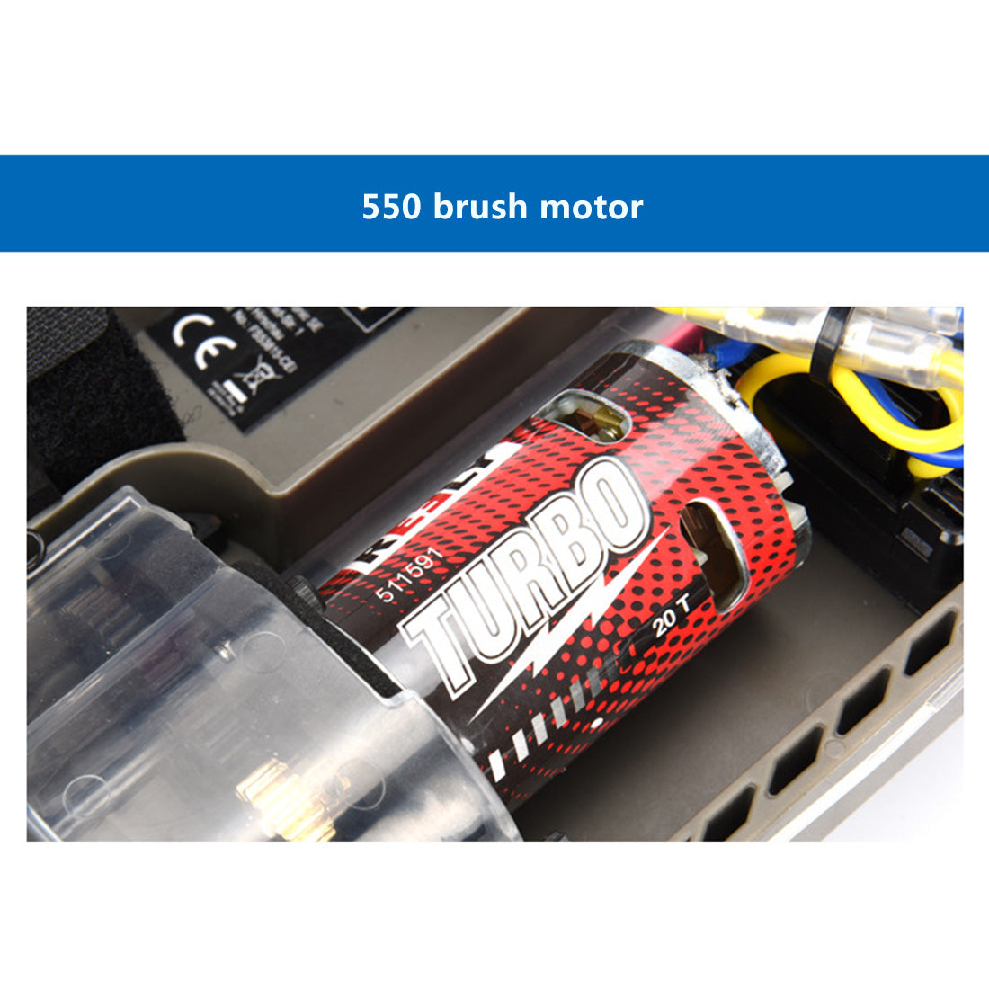 FS Racing 53815-FD RC Car 1:10 2.4G Wireless Electric Brushed Vehicle RC Monster Truck Model - RTR