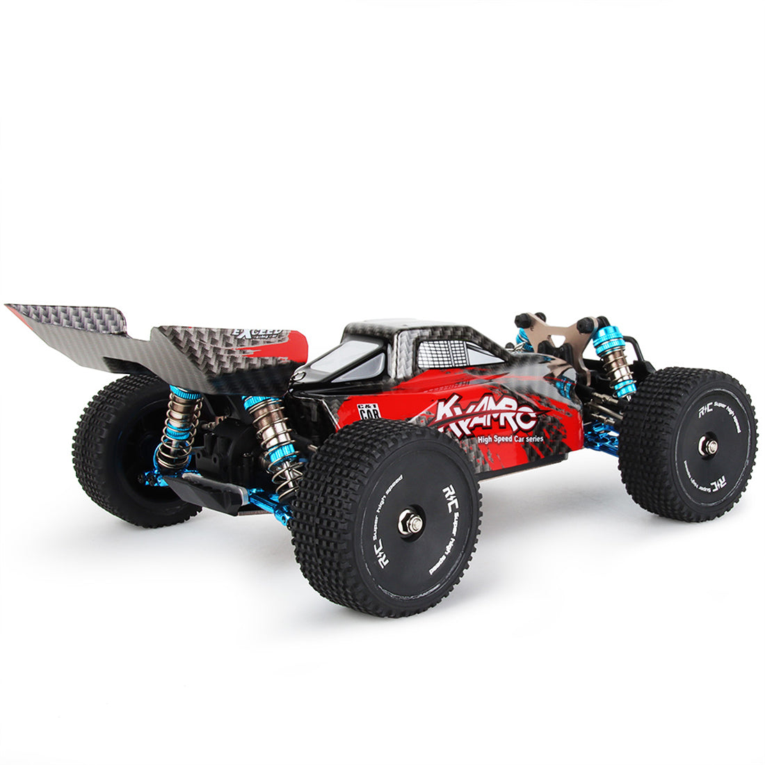 RC Car 1/16 4WD 2.4G 70KM/H High-speed Brushless Off-road Vehicle RC Car All-terrain Electric Climbing Car Monster Truck Toys - Blue