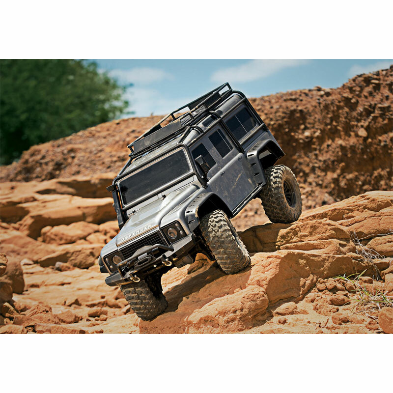 Traxxas TRX-4 Land Rover Defender RC 4x4 Rock Crawler RTR w/3S LiPo COMBO