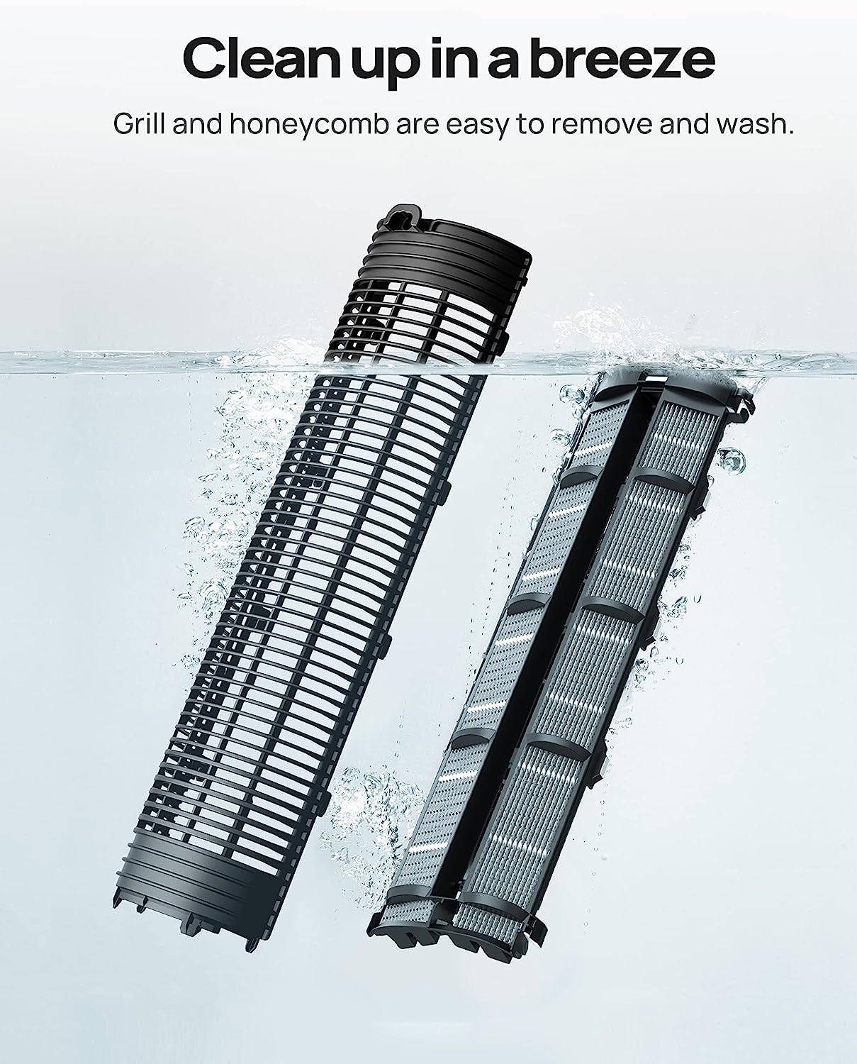 Dreo Evaporative Air Cooler, 40” Cooling Fans that Blow Cold Air, 2023 Upgrade with 80° Oscillating, Removable Water Tank, Ice Packs, Remote Control, 4 Speeds, 7H Timer, Swamp Cooler for Bedroom