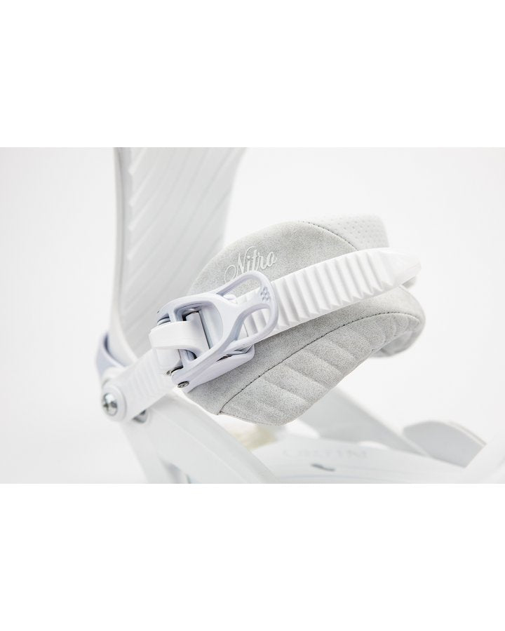Nitro Ivy Womens Snowboard Bindings - White - 2022 (S/M)
