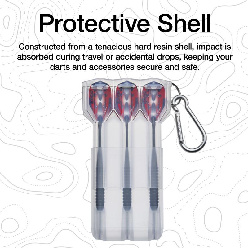 Casemaster Nomad Adjustable Dart Case Clear