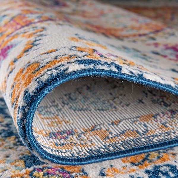 Rugshop Vintage Distressed Bohemian Area 5' x 7' Multi 5' x 7' Multi Color