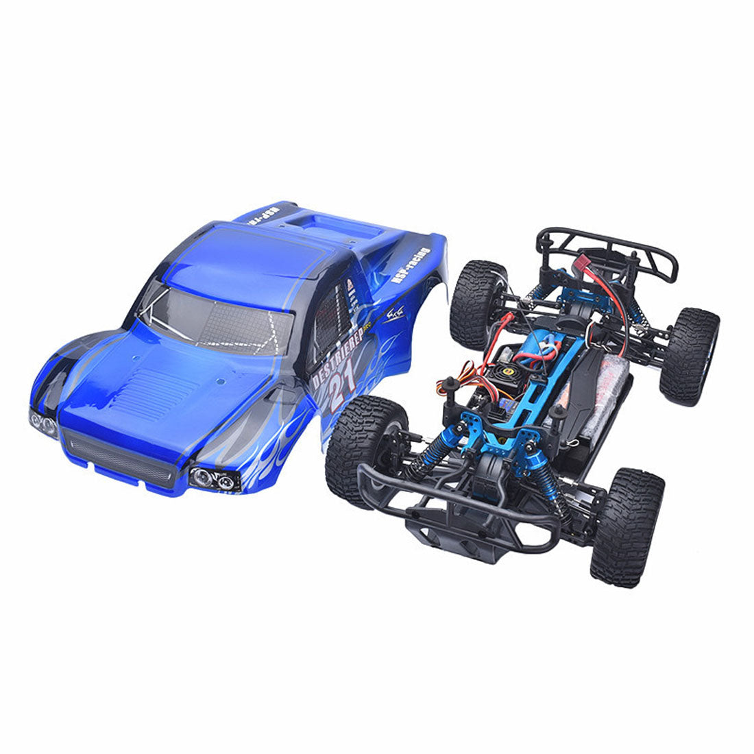 HSP 94170PRO 1:10 4WD Electric Brushless Off-road Short Course Truck 2.4G Wireless RC Car Model - RTR
