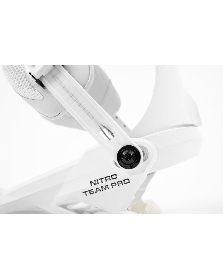 Nitro Team Pro Snowboard Bindings - White Shadow - 2023