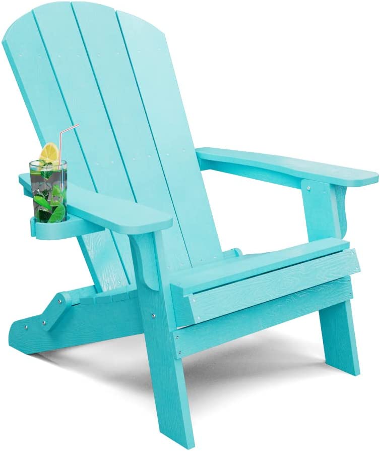 Adirondack Chair ,Patio Chairs 5 Steps Easy Installation,Widely Used in Outdoor, Fire Pit, Deck, Outside, Garden, Campfire Chairs