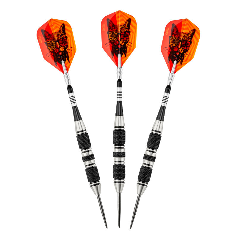 Viper The Freak Darts Steel Tip Darts 3 Knurled Rings Barrel 22 Grams