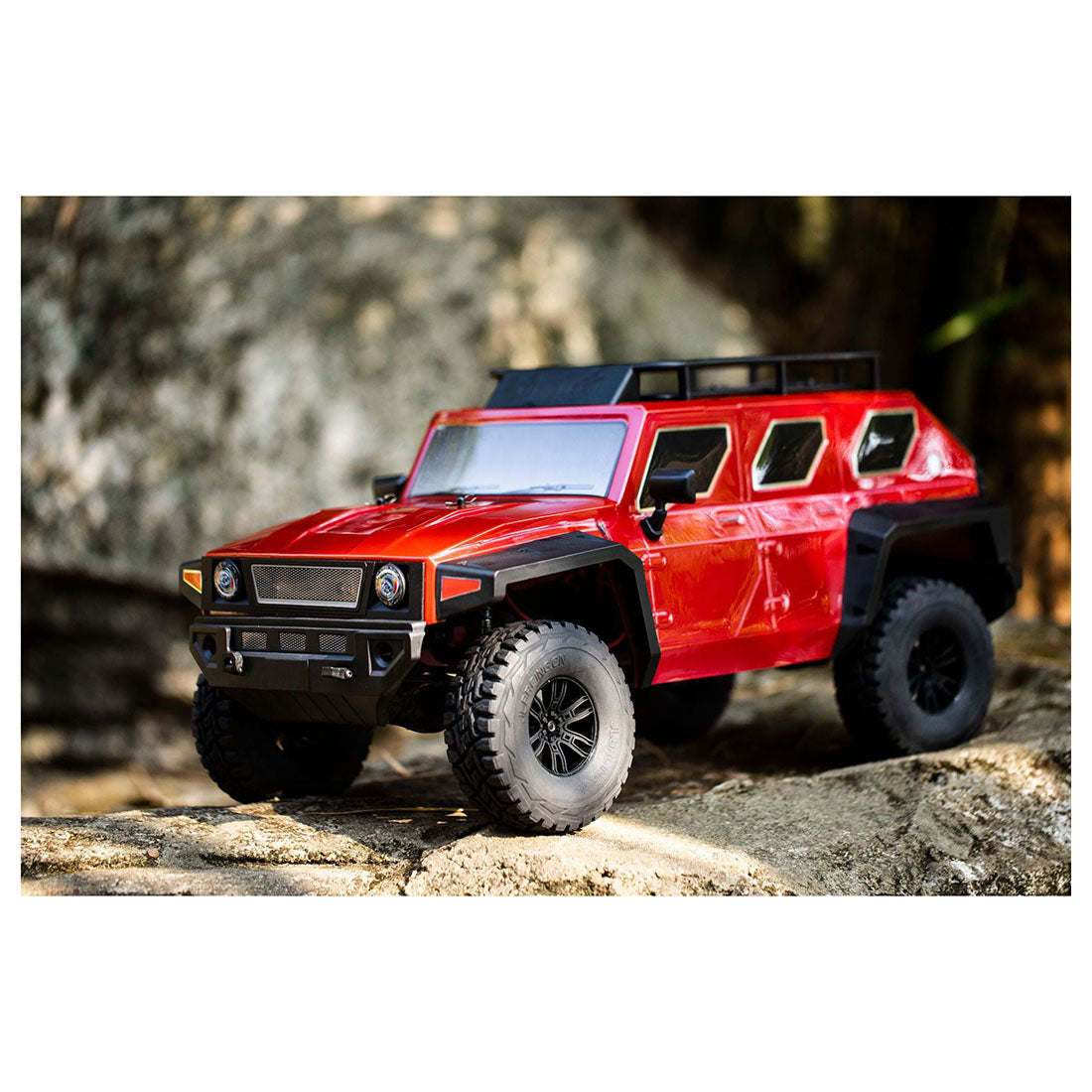 JLB Racing 1/8 4WD RC Crawler Brushed Waterproof Remote Control Car Vehicle with Portal Axle - RTR