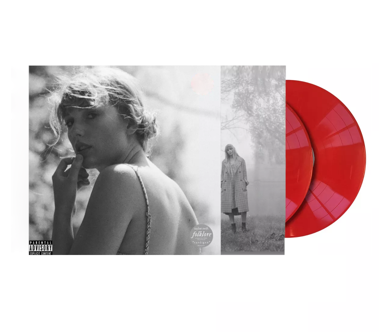 Taylor Swift - Folklore Exclusive Red Color Vinyl Album Limited Edition 2LP Record