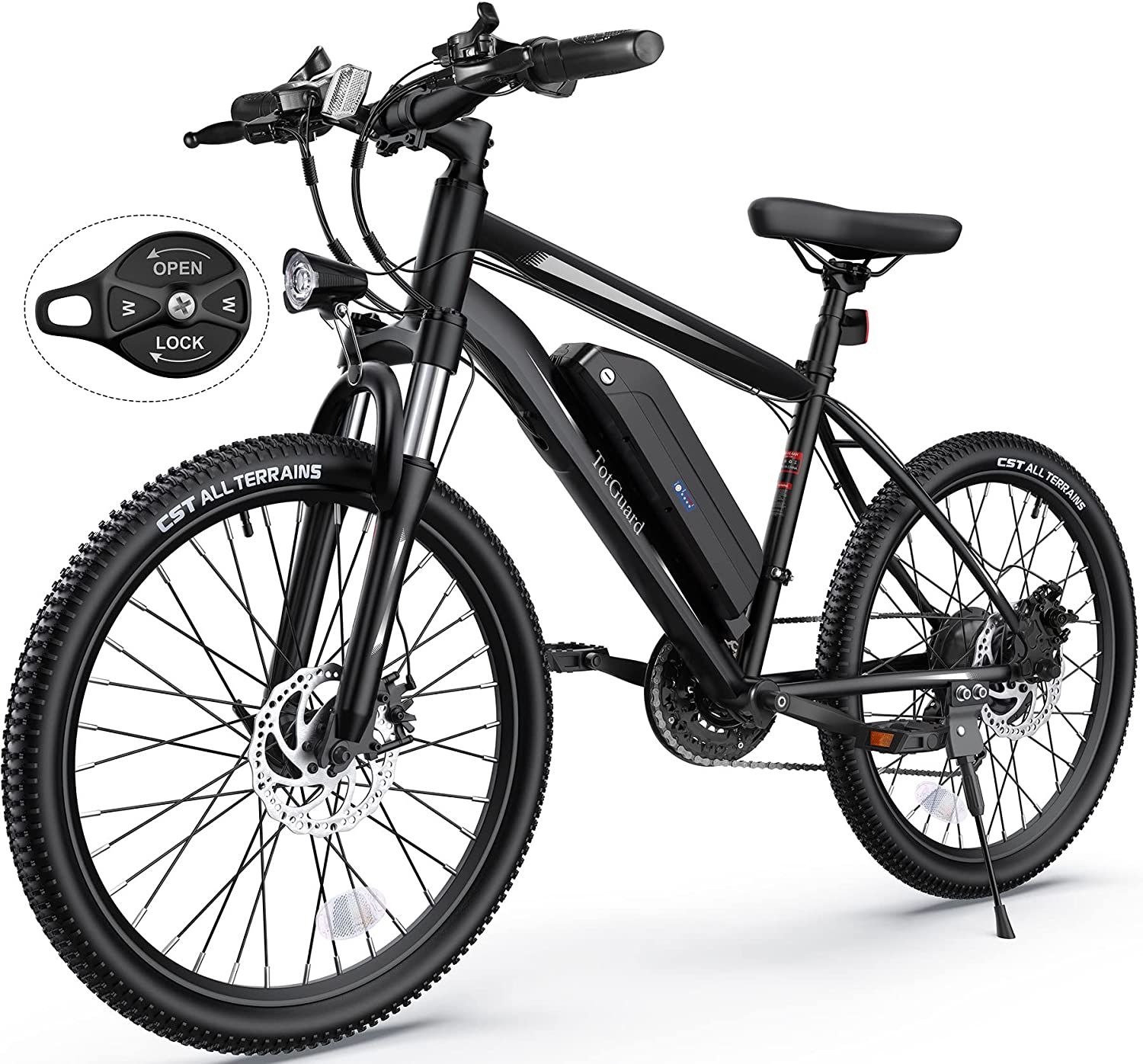 TotGuard Electric Bike, Electric Bike for Adults, 26
