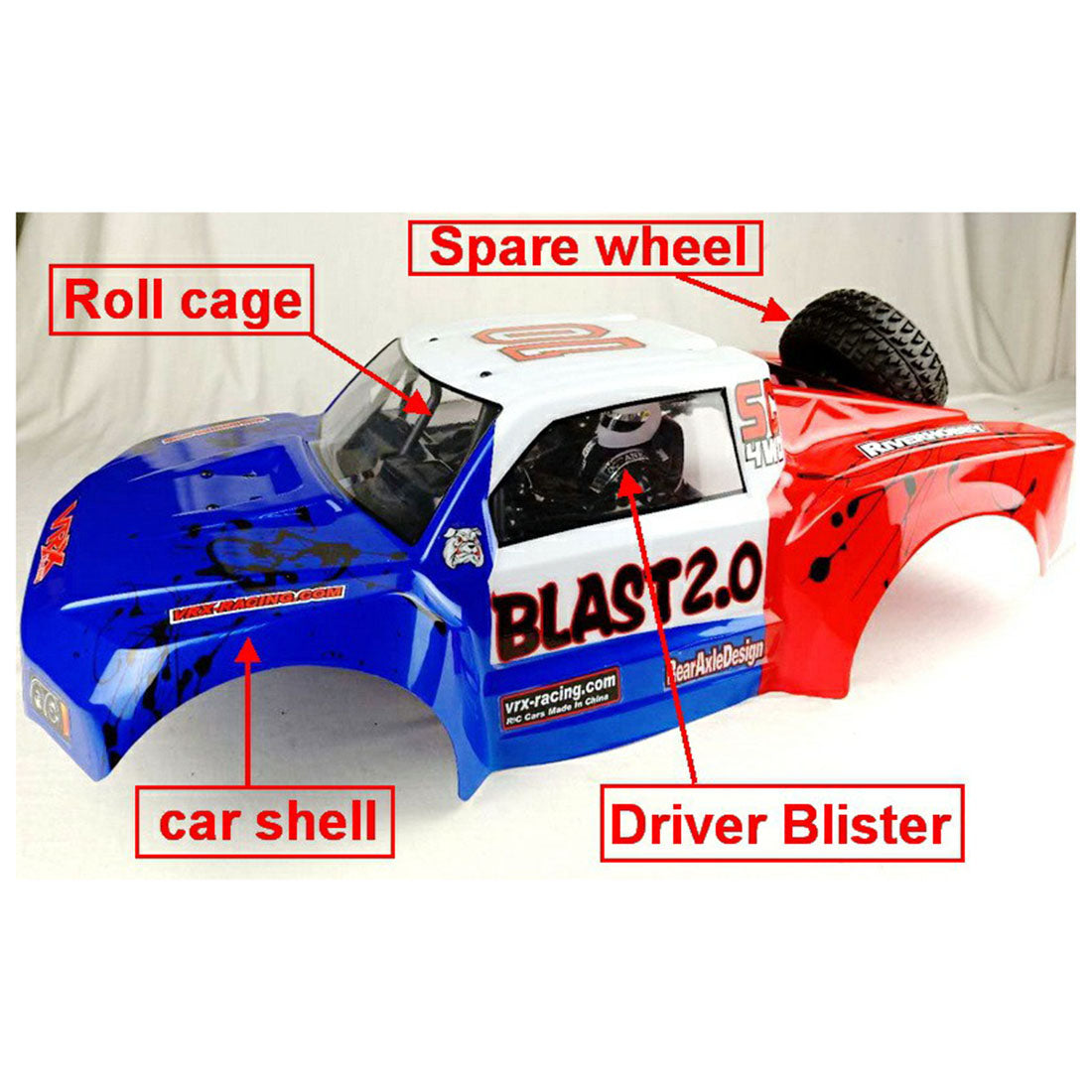 VRX RH1009 1/10 RC Car 4WD RC Off-road Vehicle Automatic Two-Speed 2.4G Toy RTR Version