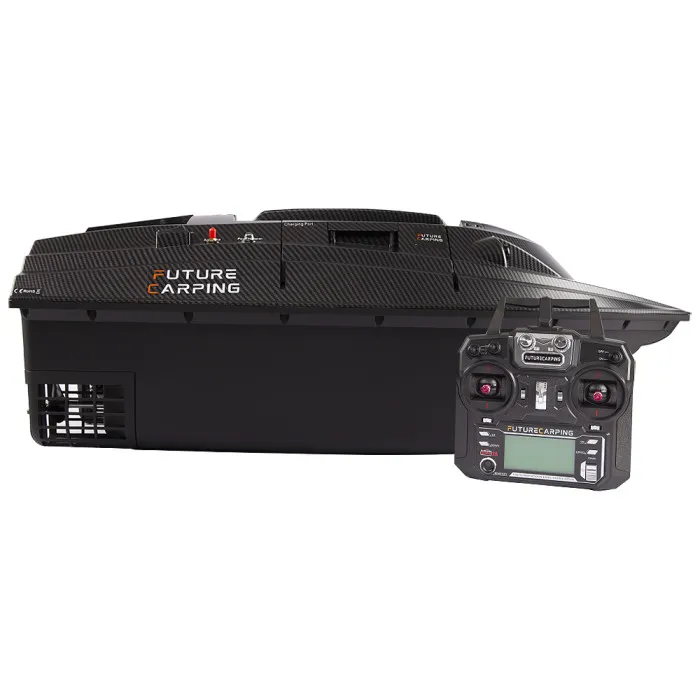 Future Carping V80 Carbon Fishing Bait Boat with GPS & Fish Finder