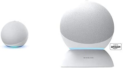 Echo (4th Gen) | With premium sound, smart home hub, and Alexa | Glacier White