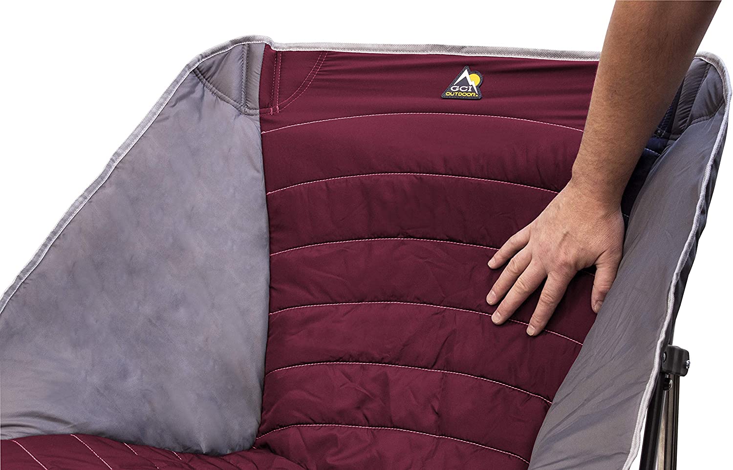 Outdoor Freestyle Rocker Portable Rocking Chair & Outdoor Camping Chair, ergonomic Nylon, Indigo Blue