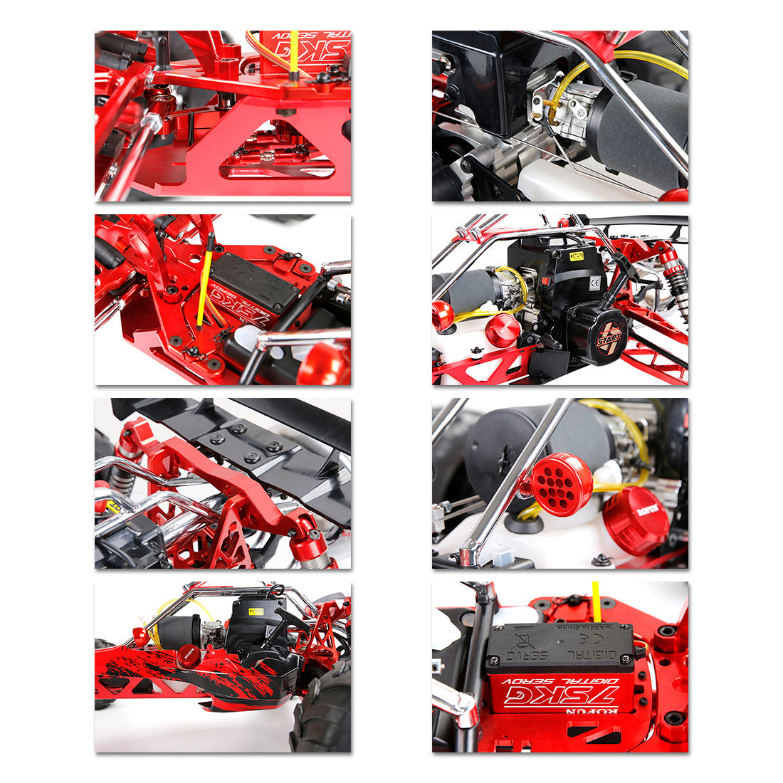 ROFUN BAHA710MAX 1/5 2WD 2.4G RC Gasoline Off-road Car Model (RTR Version)