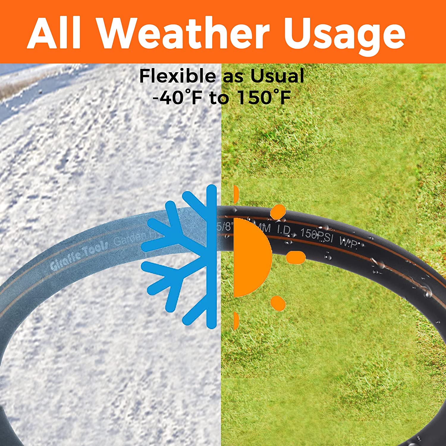 Garden Hose 100ft x 5/8