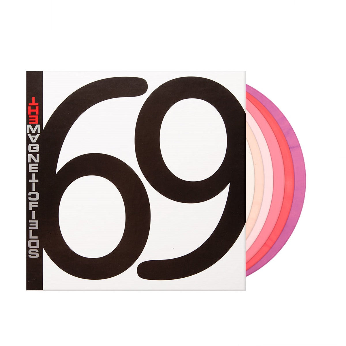 The Magnetic Fields - 69 Love Songs Exclusive Loathsome Pink Color Vinyl 6x LP Box Set Limited Edition #600 Copies