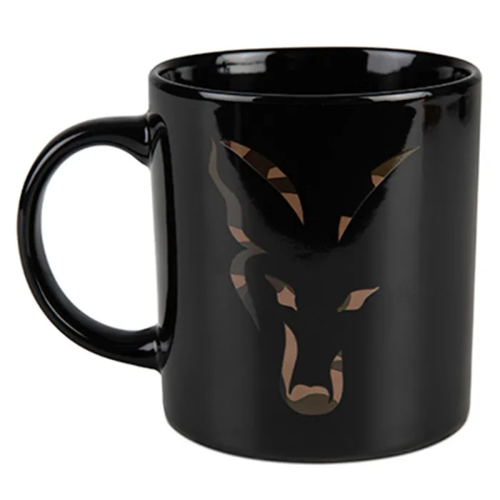 Fox Black & Camo Head Ceramic Mug