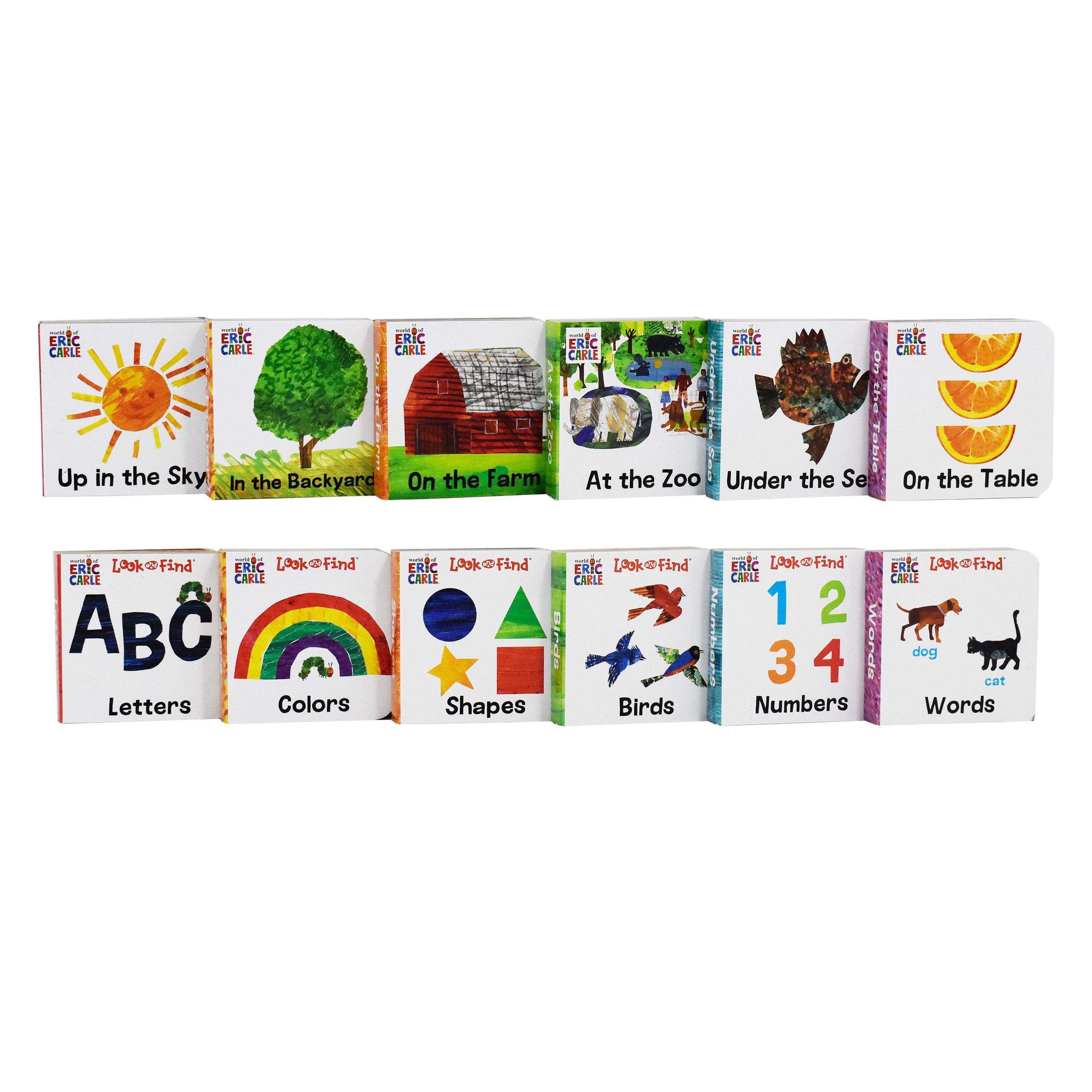 World of Eric Carle, My First Library Board Book Block 12-Book Set - Age 0-5 - Board Book