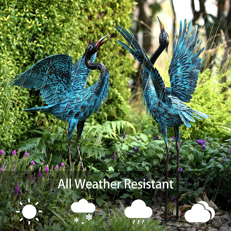 💥Save 75% off 🦩Garden Crane Sculptures and Statues