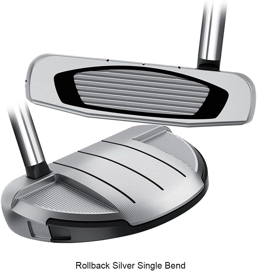 Golf Spider GT Rollback Silver Single Bend Putter